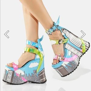 Dolls Kill x The Powderpuff Girls Townsville Takeover Platform Sandals
